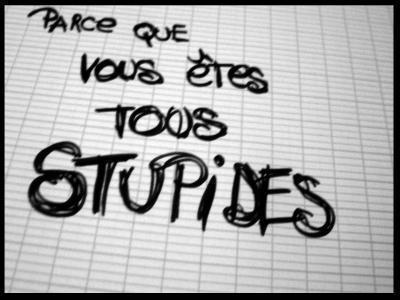 Bin alors, te sent pas concern� *